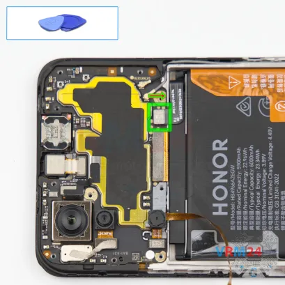 How to disassemble Honor X7b, Step 9/1