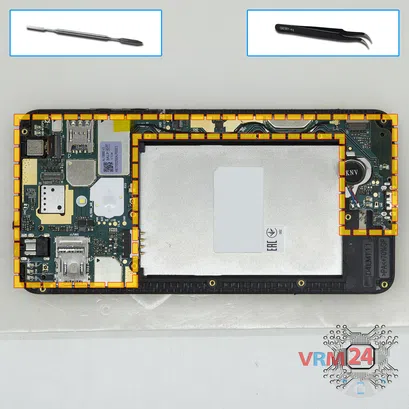 How to disassemble LG K7 (2017) X230, Step 8/1