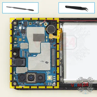 How to disassemble Samsung Galaxy A30s, Step 12/1