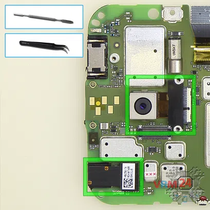 Cómo desmontar Motorola Moto G (3rd gen) XT1541, Paso 11/1
