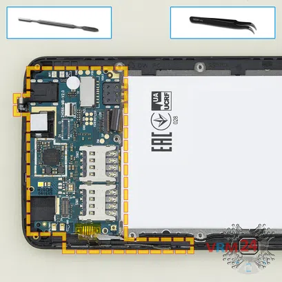 How to disassemble Fly FS505 Nimbus 7, Step 11/1