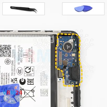 How to disassemble Samsung Galaxy M55 SM-M556, Step 12/1
