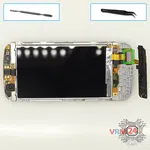 How to disassemble Nokia C6 RM-612, Step 11/2