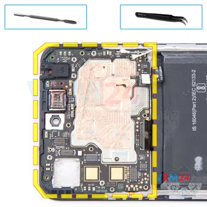 How to disassemble Xiaomi Redmi Note 10 5G, Step 14/1