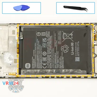 How to disassemble Xiaomi Redmi 10C, Step 15/1