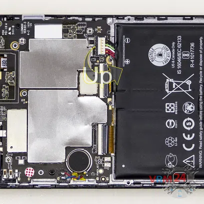 How to disassemble HTC Desire 728, Step 4/3