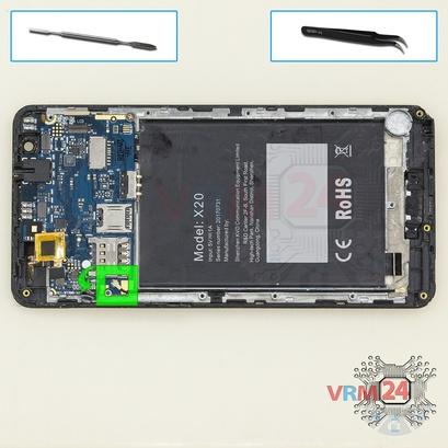 How to disassemble Doogee X20, Step 9/1