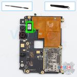Cómo desmontar Asus ZenFone 4 Selfie Pro ZD552KL, Paso 14/1