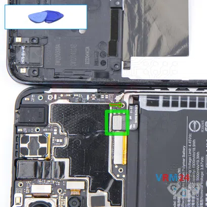How to disassemble Xiaomi Redmi Note 11S, Step 9/1