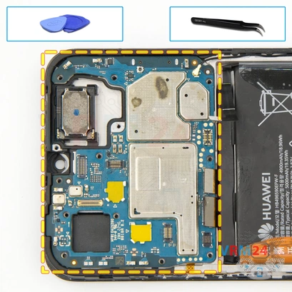How to disassemble Huawei Nova Y61, Step 14/1