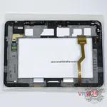 Cómo desmontar Samsung Galaxy Tab 8.9'' GT-P7300, Paso 19/1