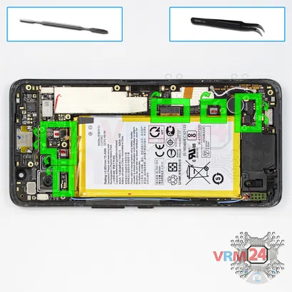 Cómo desmontar Asus ROG Phone ZS600KL, Paso 18/1