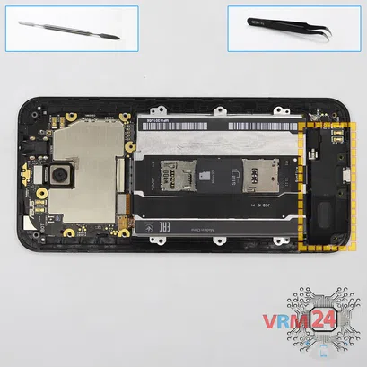 How to disassemble Asus ZenFone 2 ZE500Cl, Step 4/1
