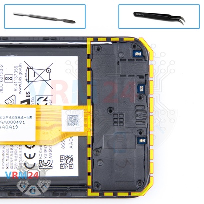 Cómo desmontar Samsung Galaxy A03 Core SM-A032, Paso 8/1