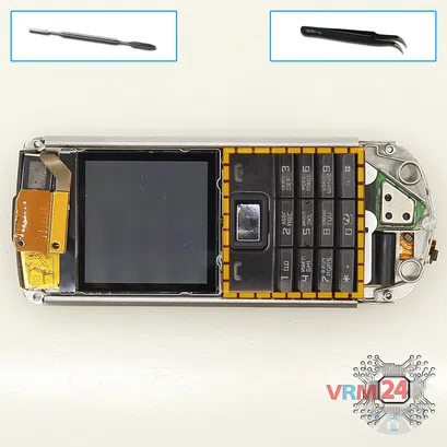 How to disassemble Nokia 8800 Sirocco RM-165, Step 9/1