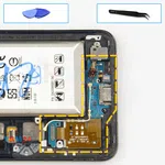 Como desmontar LG V40 ThinQ V405 por si mesmo, Passo 14/1