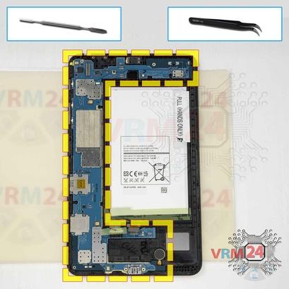 Как разобрать Samsung Galaxy Tab 4 8.0'' SM-T331, Шаг 10/1
