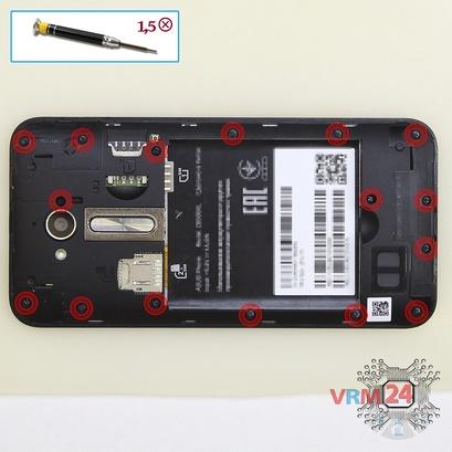 How to disassemble Asus ZenFone Go ZB500KL, Step 3/1