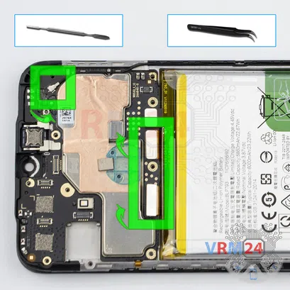 How to disassemble Realme C25, Step 12/1