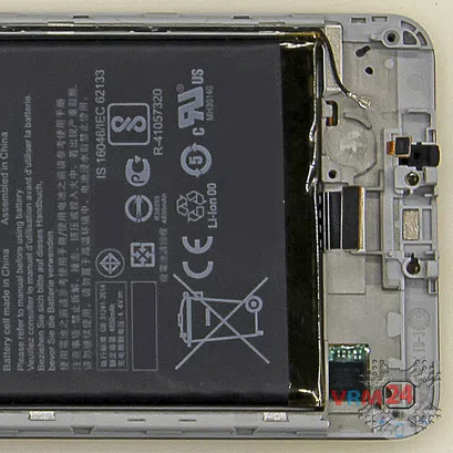 Cómo desmontar Asus ZenFone 3 Zoom ZE553KL, Paso 14/3