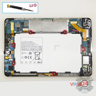 Как разобрать Samsung Galaxy Tab 7.7'' GT-P6800, Шаг 2/1