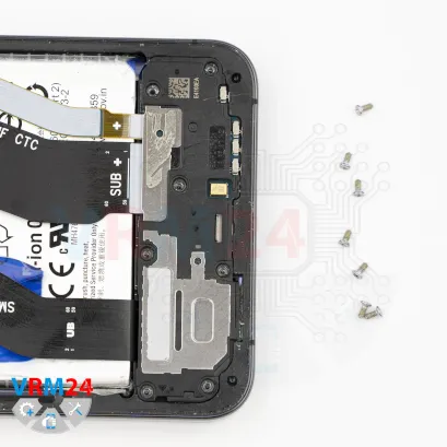 How to disassemble Samsung Galaxy S24+ SM-S921, Step 7/2