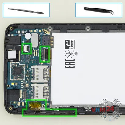 Как разобрать Fly FS505 Nimbus 7, Шаг 10/1