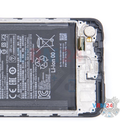 How to disassemble Xiaomi Redmi Note 10 5G, Step 15/3