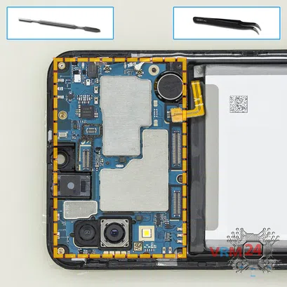 Как разобрать Samsung Galaxy A30 SM-A305, Step 12/1