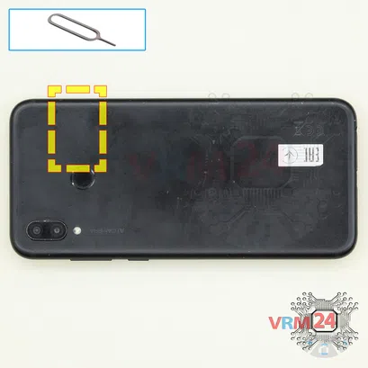 How to disassemble Huawei Honor Play, Step 1/1