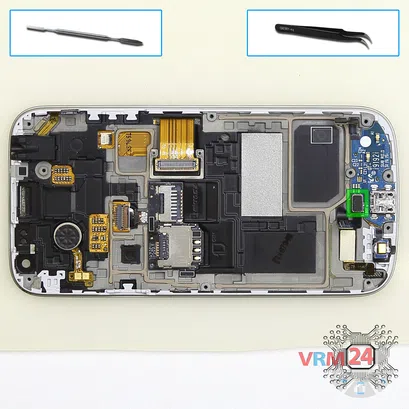 Cómo desmontar Samsung Galaxy S4 Mini Duos GT-I9192, Paso 9/1