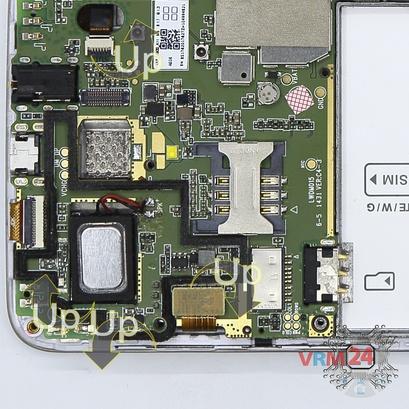 How to disassemble Lenovo A606, Step 7/2