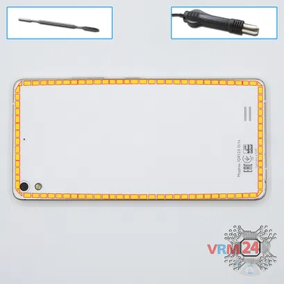 How to disassemble Fly IQ4516 Tornado Slim Octa, Step 1/1