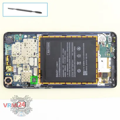 Как разобрать Xiaomi Mi Note, Шаг 7/1