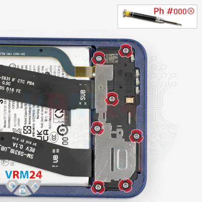How to disassemble Samsung Galaxy S25 SM-S931, Step 7/1