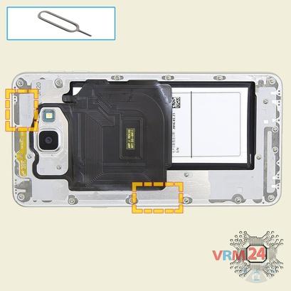 How to disassemble Samsung Galaxy A9 Pro (2016) SM-A910, Step 2/1