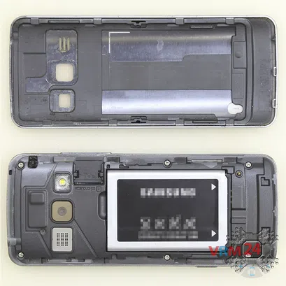 How to disassemble Samsung Utopia GT-S5611, Step 1/2