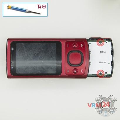 Как разобрать Nokia 6700 slide RM-576, Шаг 5/1
