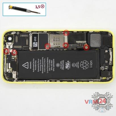How to disassemble Apple iPhone 5C, Step 8/1