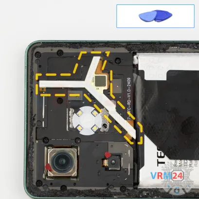 Как разобрать Tecno Pova 6, Шаг 4/1