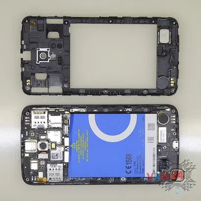 How to disassemble Alcatel OT POP 2 7043K, Step 3/2