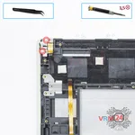Cómo desmontar Lenovo Tab 4 TB-X304L, Paso 12/1