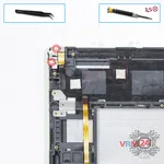 How to disassemble Lenovo Tab 4 TB-X304L, Step 12/1