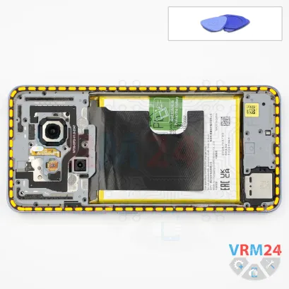 How to disassemble Realme 12, Step 6/1
