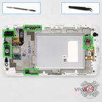 How to disassemble LG L80 D380, Step 8/1