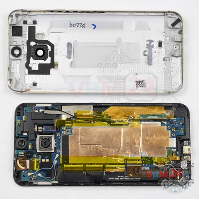 How to disassemble HTC One M9 Plus, Step 4/2