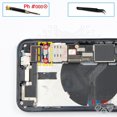 Cómo desmontar Apple iPhone 12 mini, Paso 12/1