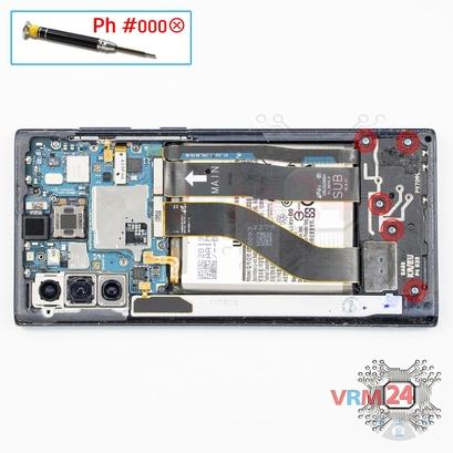 How to disassemble Samsung Galaxy Note 10 SM-N970, Step 6/1