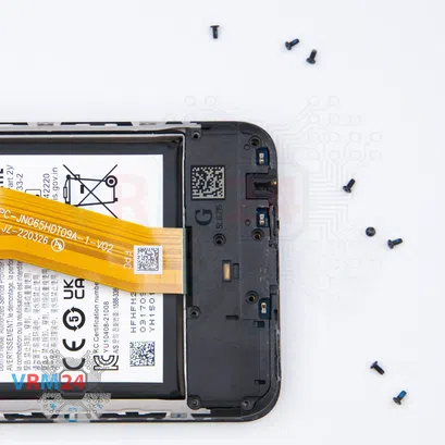 Como desmontar Samsung Galaxy A03 SM-A035 por si mesmo, Passo 7/2