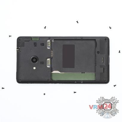 How to disassemble Microsoft Lumia 535 DS RM-1090, Step 3/2